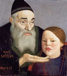 Der Rabbi und sein Enkelkind, 1913